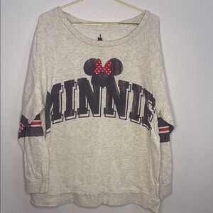 Gray Minnie Mouse Sweatshirt